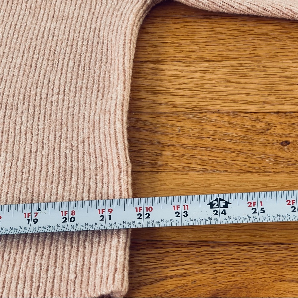 Treasure & Bond off the Shoulder Sweater Nordstrom Woman’s Size L Pink Smoke - Picture 9 of 16